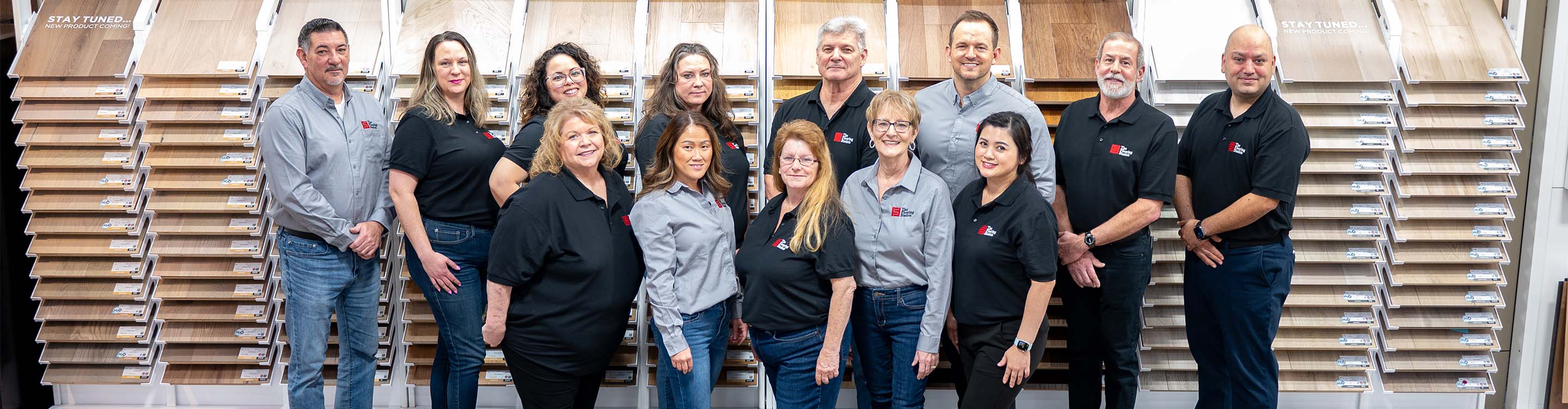 Group photo of The Flooring Station team 